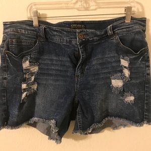 Forever 21 denim shorts